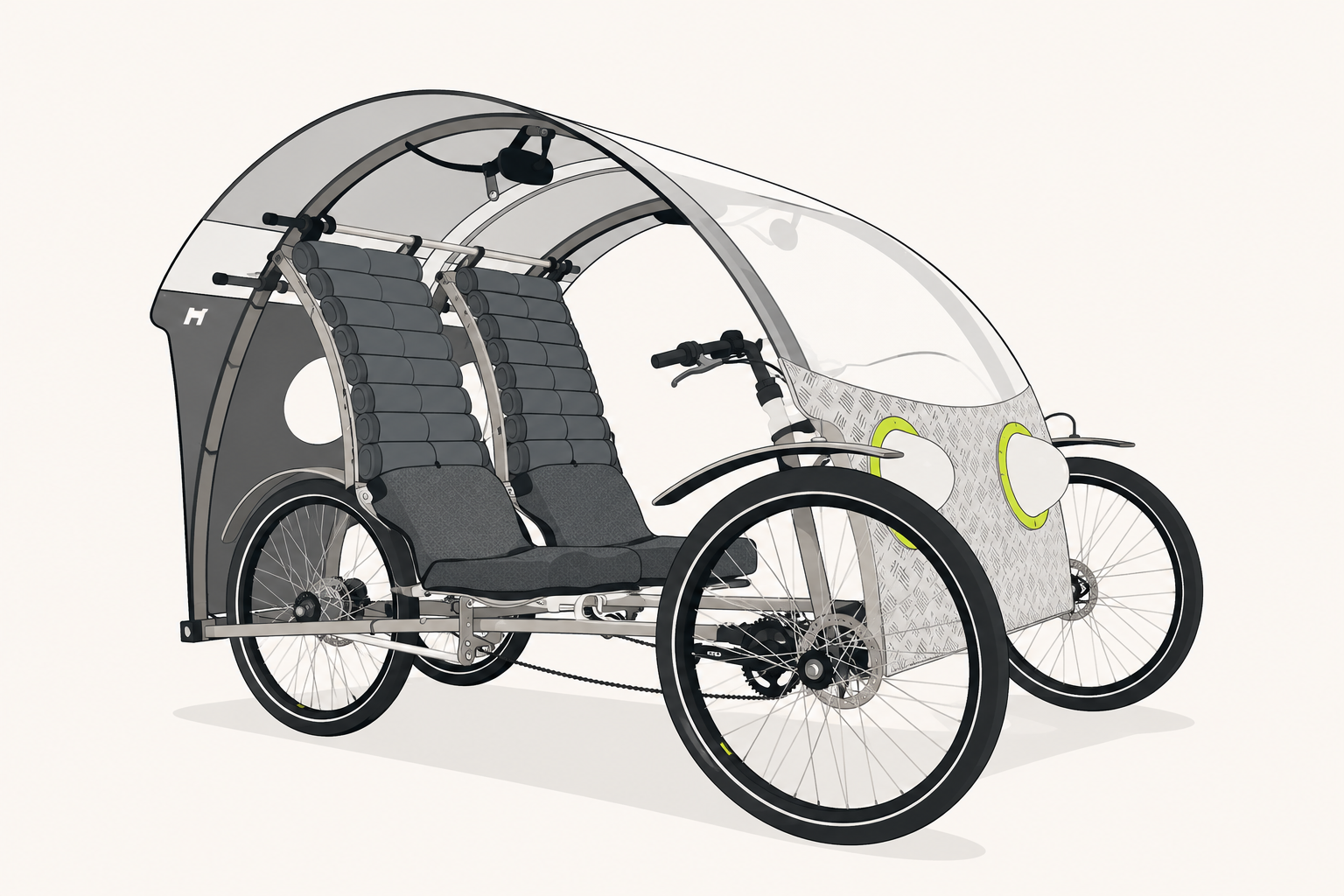 Illustration flat design du Cyclospace